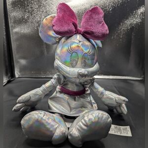 Minnie Mouse Platinum Celebration Plush Disney 100 – 14" Tall
